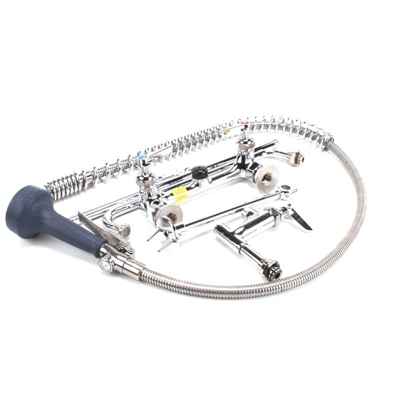 (image for) T&S Brass B-0133-01-CR-8C EASYINSTALL PRE-RINSE: SPRING ACTION, 8